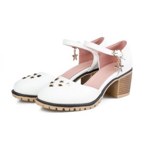 Women's Sport Sandals with Chunky Heel and Studs